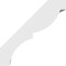 Ekena Millwork 5-in. W x 12-in. D x 12-in. H Valencia Architectural Grade PVC Knee Brace BRCP05X12X12VAL - alternate 4
